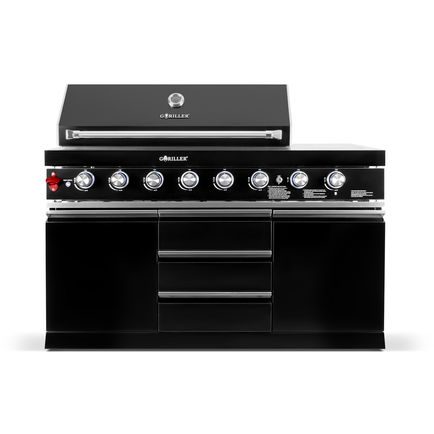 BLACKBACK 6+2 gas grill module