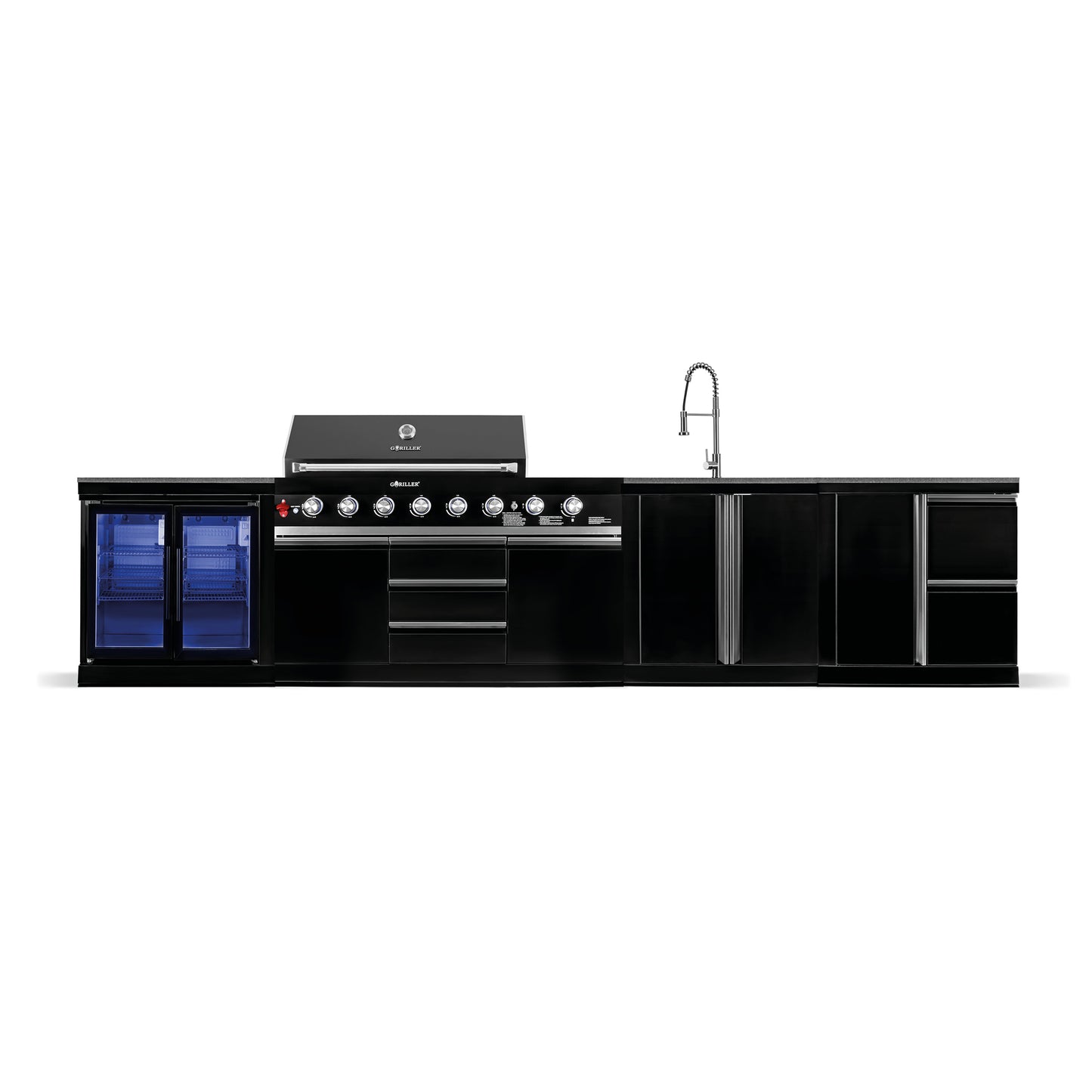 BB-L1 Outdoor Kitchen | 6+2 Gas Grill | CoolDuo | Clean | Prep