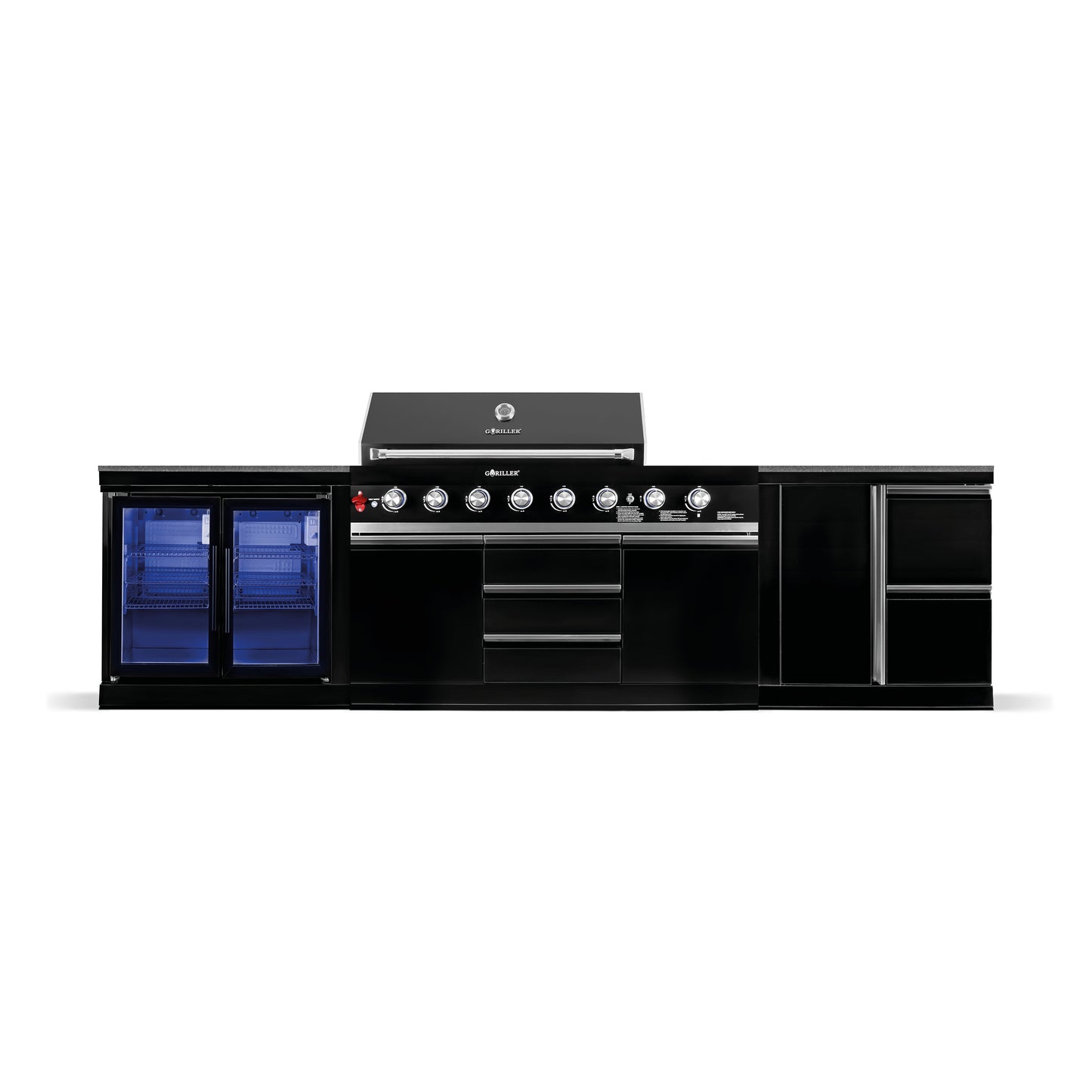 BB-M2 outdoor kitchen | 6+2 gas grill | CoolDuo | Prep