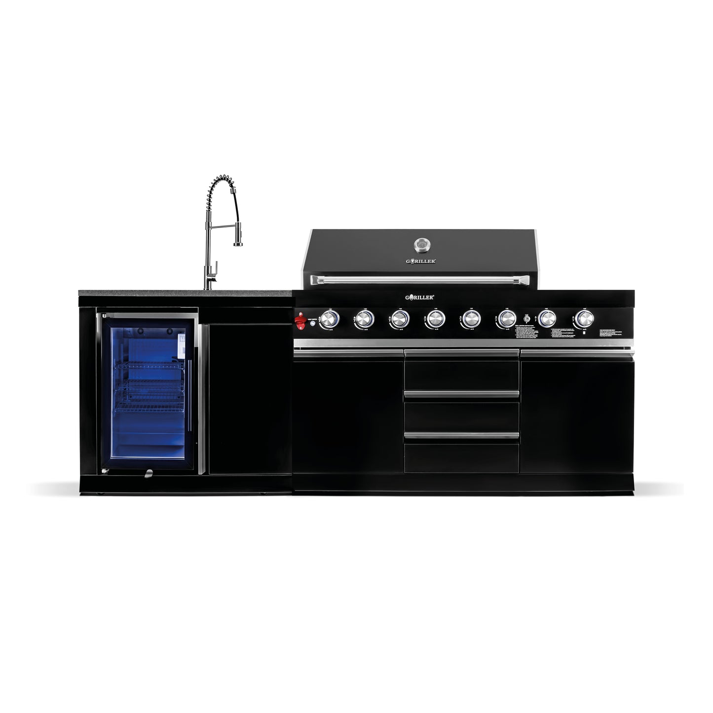 BB-S1 outdoor kitchen | 6+2 gas grill | Cool Clean