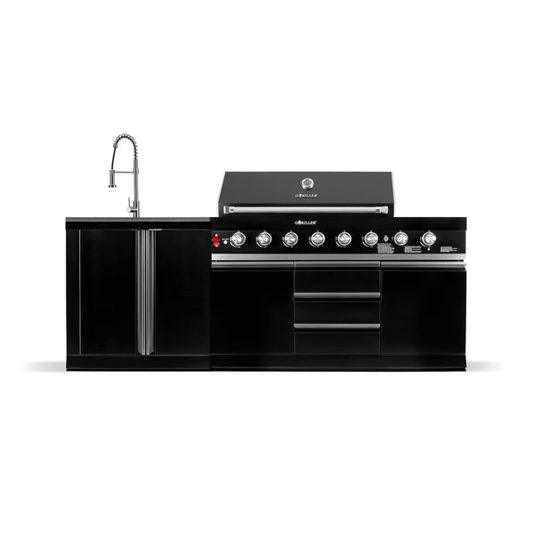 BB-S3 outdoor kitchen | 6+2 gas grill | Clean