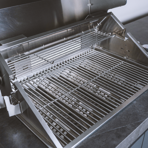 three-part stainless steel grill grate