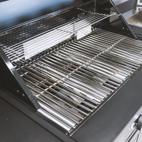 three-part stainless steel grill grate